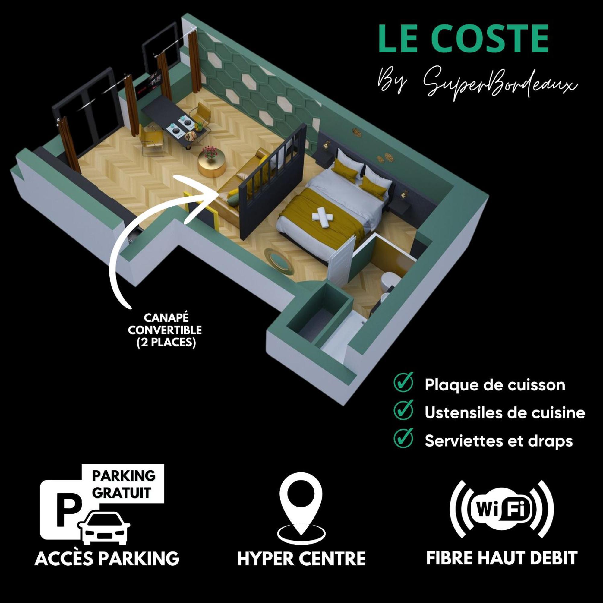 Free Parking - Self Checkin - Wifi - Netflix - City Center - Le Coste By Superbordeaux Esterno foto